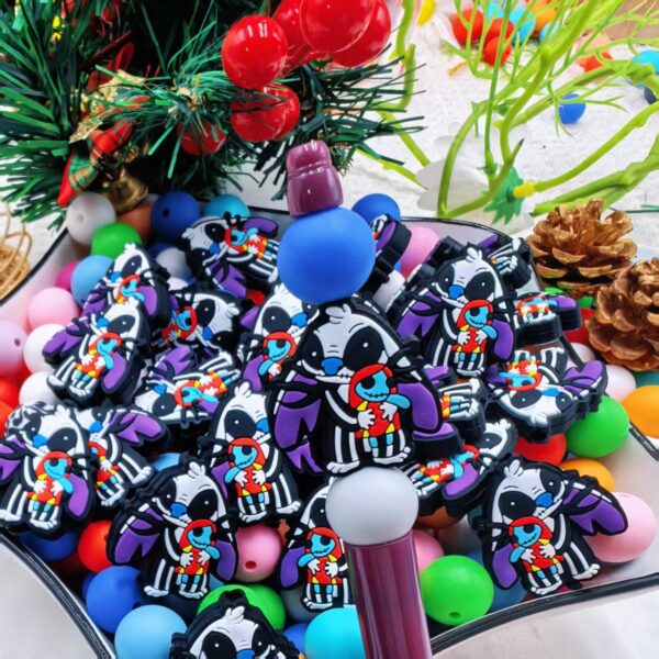 Wholesale Cartoon Beads DIY Silicone 2D Beads