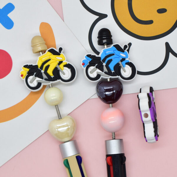 oly-aa83bc6f8af6a1468d6d87e8ff78781b Wholesale Random 100pcs Motorcycle Beads PVC Soft Rubber Beads