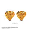 Wholesale 1 Pair Elegant French Style Commute Star Heart Shape 304 Stainless Steel Imitation Gold Electroplating Ear Studs