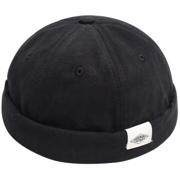 Wholesale Women's Japanese-style all-match Street hat, Four Seasons brimless hat, Retro Dome hip hop hat