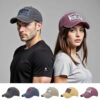Wholesale Spring cross-border wash cotton Amazon three-dimensional embroidered baseball cap washed old Chicago cap B1171