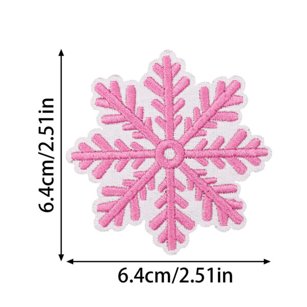 Wholesale Pink Christmas series embroidered patches