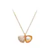 Wholesale PVD Coated Real Gold Plated Shell Stainless Steel Fashion Waterproof Non Tarnish Necklace