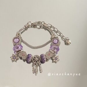 Purple Angel Wings (Lobster Button)