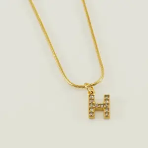 Gold Letter H / 18K