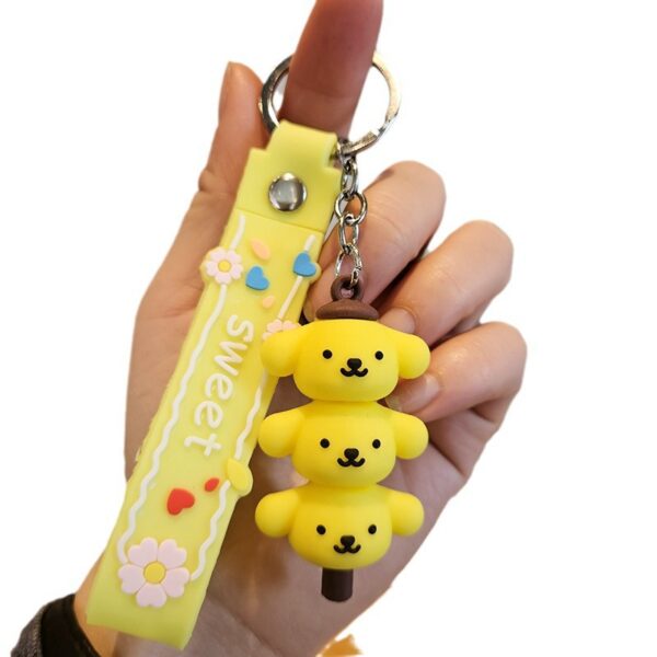 oly-ab16009a938ecfc1c4809be166d3495b Wholesale Sanrio Yugui dog jengle keychain cute cartoon melody pudding dog PVC doll bag pendant