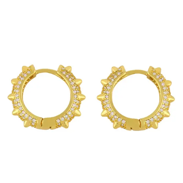 oly-ab23be1b6e832121d6f2d820bfca04f5 Wholesale Fashion Geometric Plating Copper 18k Gold Plated Earrings