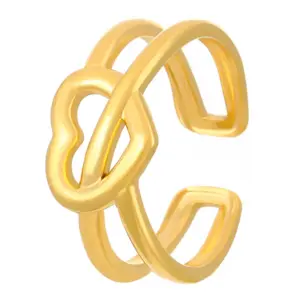31 18K Real Gold Love DZ-083