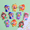 Wholesale Cartoon clown costume Children's Fun handmade diy cream glue phone case headdress hairpin jewelry resin accessories
