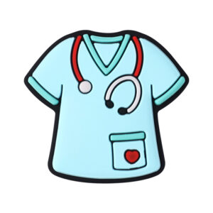 New blue nurse uniform