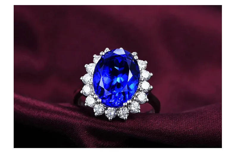 Wholesale Fashion Oval Copper Rings Inlay Artificial Gemstones Copper Rings