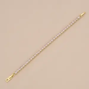 Gold / One Size / 1# Square White Zirconium