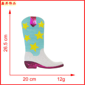 Hot melt glue*light blue color*shoes*right direction*height 26.5cm