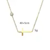 Wholesale Jewelry Casual Simple Style Cross Titanium Steel Zircon Inlay Bracelets Necklace