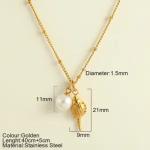 Imitation Pearl Conch 25208