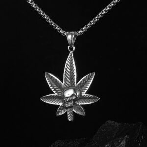 Leaves with stainless steel chain