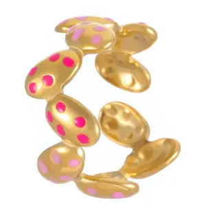 18K Real Gold Irregular S366