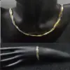 Wholesale PVD Coated 18K Gold Real Gold Plated Geometric 667 Stainless Steel Stainless Steel Simple Style Waterproof Non Tarnish 667 Stainless Steel Necklace