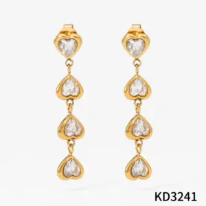Gold Earrings DK3241