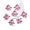 Wholesale 3D Doll Beaded Cute Pen DIY Heavy Oil Hand-Painted Beads Mobile Phone Bag Pendant Keychain Accessories