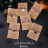 oly-ab8e798f2817a6aaa4b9f46a1d779ef5 Wholesale Cross-border Amazon Halloween Ghost Pumpkin Skull Pendant Polymer Clay Blessing Card Elastic Adjustable Bracelet