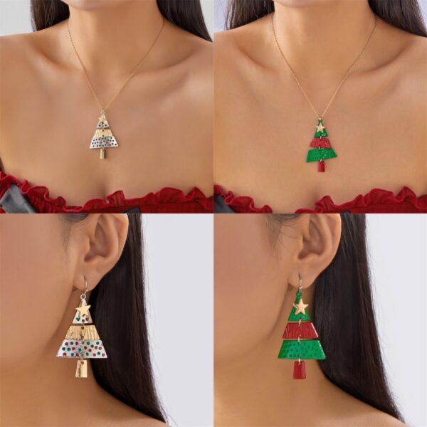 Wholesale Christmas tree necklace