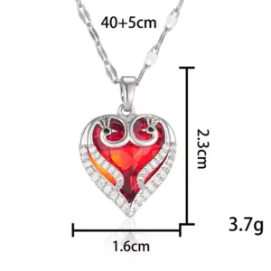 Little Peacock-Red-Silver