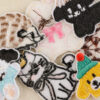 Wholesale Cute Cartoon Animal Cloth Sticker small size Patch Advanced Sense Embroidery Sticker Clothes Pants Ripped Decorative Adhesive Self-sewing