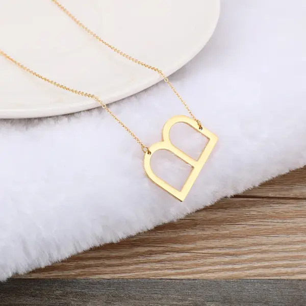 Letter Word Titanium Steel Fashion Titanium Steel Necklace