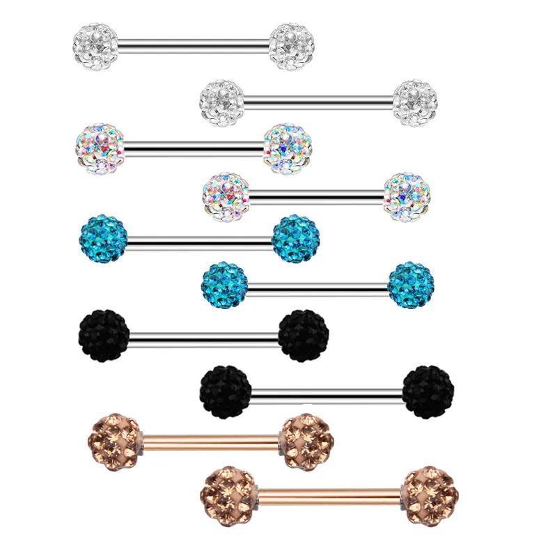 Wholesale Fashion Geometric Stainless Steel Plating Zircon Adhesive Nail 1 Pair