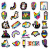 Wholesale 50 color notebook diy personality graffiti hand account scooter car motorcycle foreign trade decoration stickers