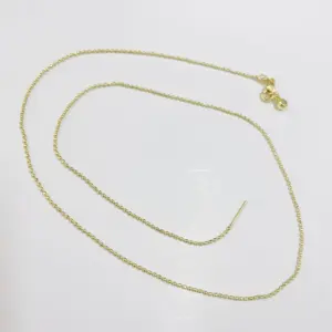 Bead Necklace-24K Real Gold / 45cm