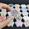 Wholesale Silicone Cat Paw Print Beads DIY Beading