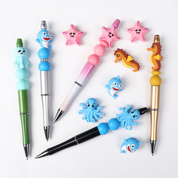 Wholesale Shark silicone beads