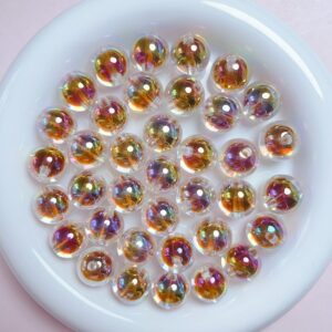 01-Brown / The size is about 16mm, and the aperture is about 2.5mm