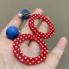 Wholesale 80 s Retro Hong Kong Style Girls' Earrings Ear Clip Ear Holes Performance Europe and America Exaerated Painless Fake Earrings Jewelry Tide