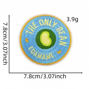 Green plant cloth sticker 5#