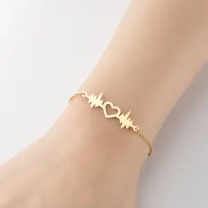Heart Heartbeat Golden