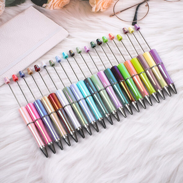 Wholesale beaded pens/DIY colorful bead pen