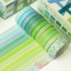 Wholesale diy decorative hand account tape new solid color and paper tape boxed