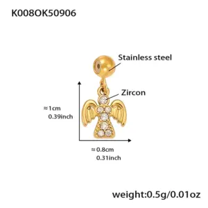 K008-Golden Eagle Zircon Pendant