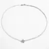 Wholesale Fashion Heart Stainless Steel Copper Plating 18K Gold Plated Necklace