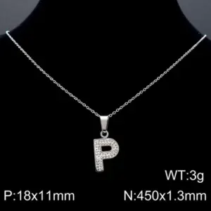 Steel Chain Letter P
