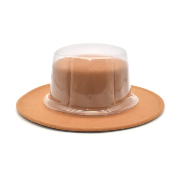 Wholesale Pvc Plastic Hat Holder Woolen Hat Hat Straw Hat Protection Transparent Hat Holder Dome Flat Top Hat Holder