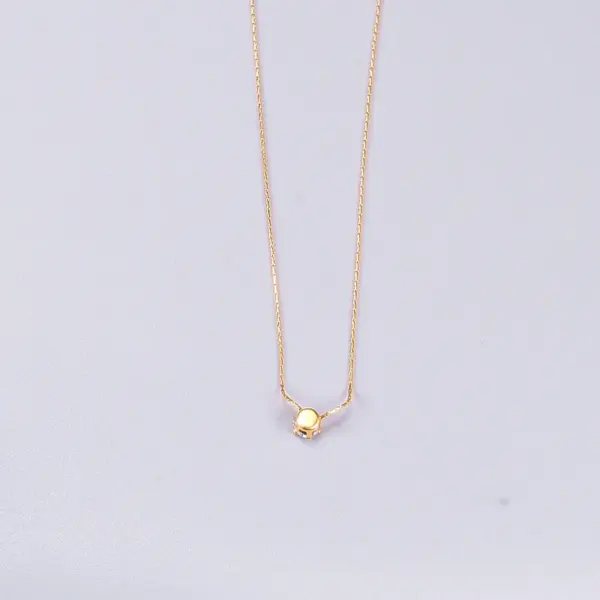 Wholesale PVD Coated Real Gold Plated 18K Gold Rose Gold Plated Heart 304 Stainless Steel Titanium Steel Cute Luxurious Wedding Waterproof Non Tarnish 304 Stainless Steel Titanium Steel Lobster Trigger Clasp Closure Necklace