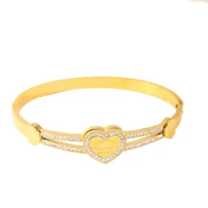 36-DQ-W-750 Heart Shape Bracelet / 18k