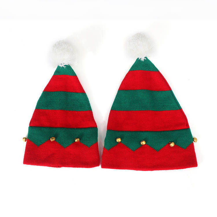 Wholesale Christmas hat bell knitted beanie