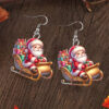 Wholesale Santa Claus Acrylic Earrings