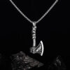 oly-ac694e4e01189d59d49be7eaebf5eca3 Wholesale 2023 European and American Foreign Trade Jewelry Viking Celtic Wolf Axe Stainless Steel Necklace Pendant Personality Necklace