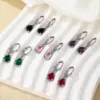 Wholesale 1 Pair Casual Vintage Style Simple Style Water Droplets Plating Inlay 304 Stainless Steel Copper Zircon Gold Plated Drop Earrings